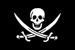Drapeau pirate traditionnel